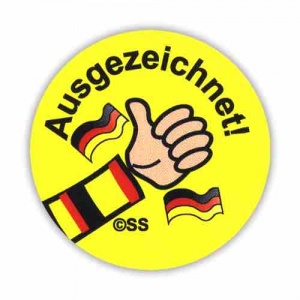 Ausgezichnet sticker